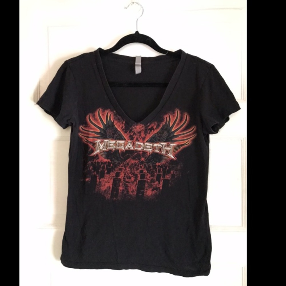 Well worn Megadeth 2012 Concert Tour Tee
